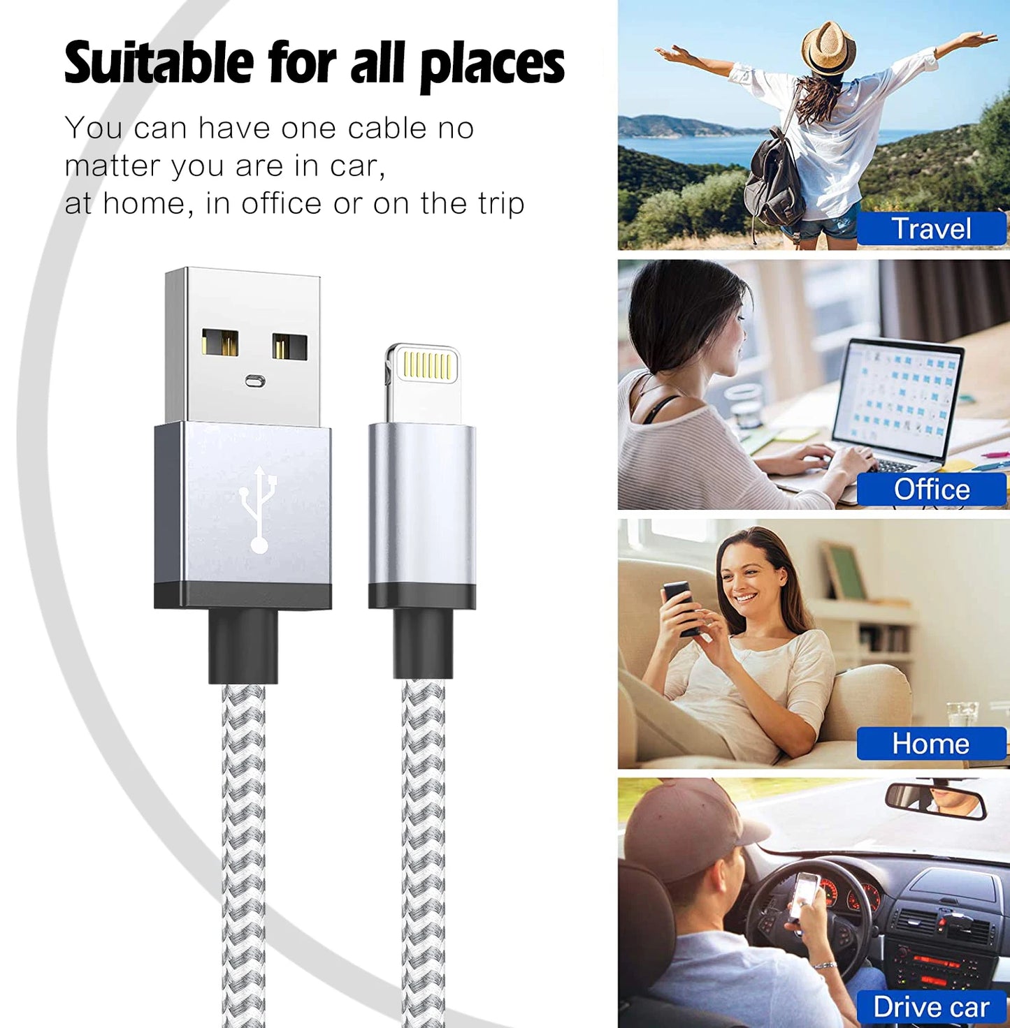Fast Charging USB Charger Cable For iPhone 14