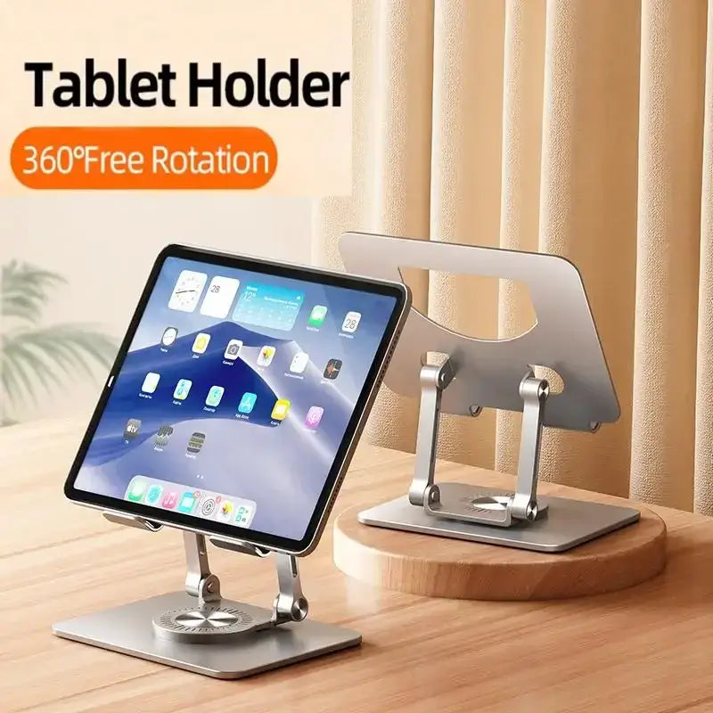 360° Rotatable Tablet Stand Adjustable Foldable Desktop Stand