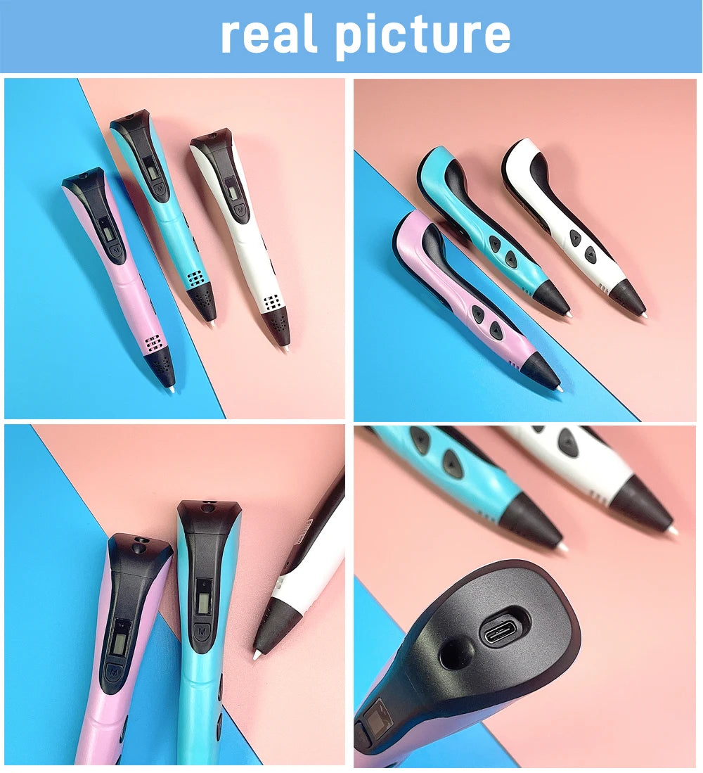 2025 Children 3D Printing Pen with LED Screen