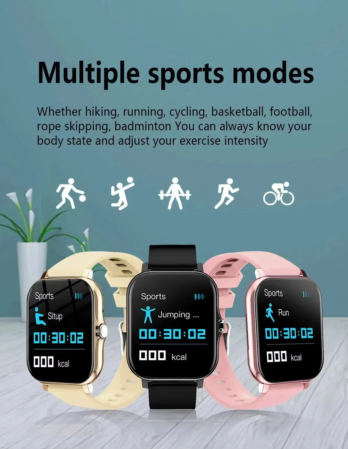 Xiaomi NEW Smart Watch Women Men Lady Gift