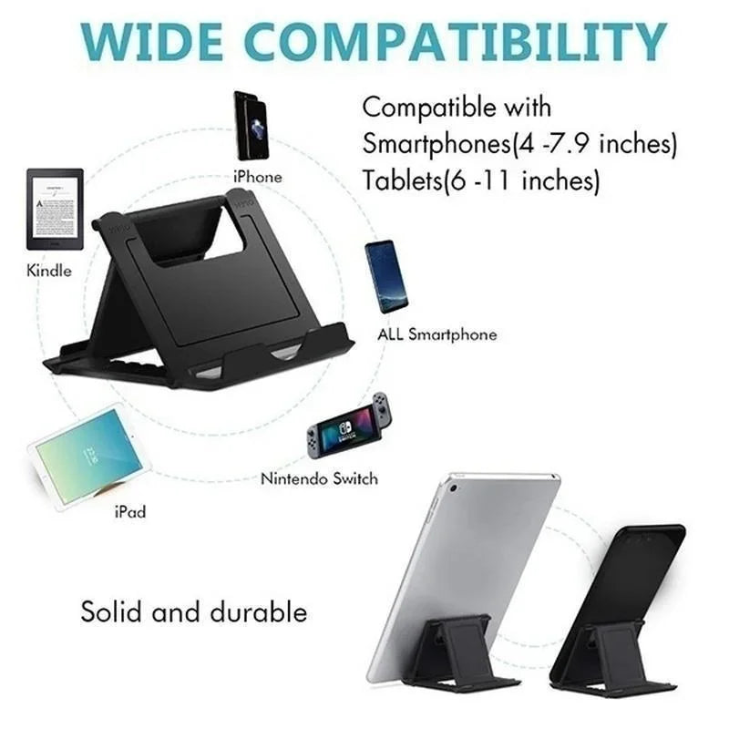 Cadaget Accessories Flexible Foldable Cell Phone Tablet Desk