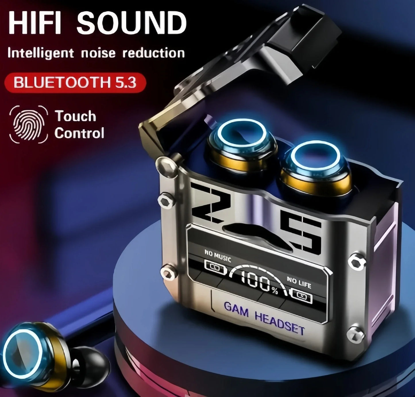 New TWS M25 Bluetooth 5.3 TWS Wireless Headphones