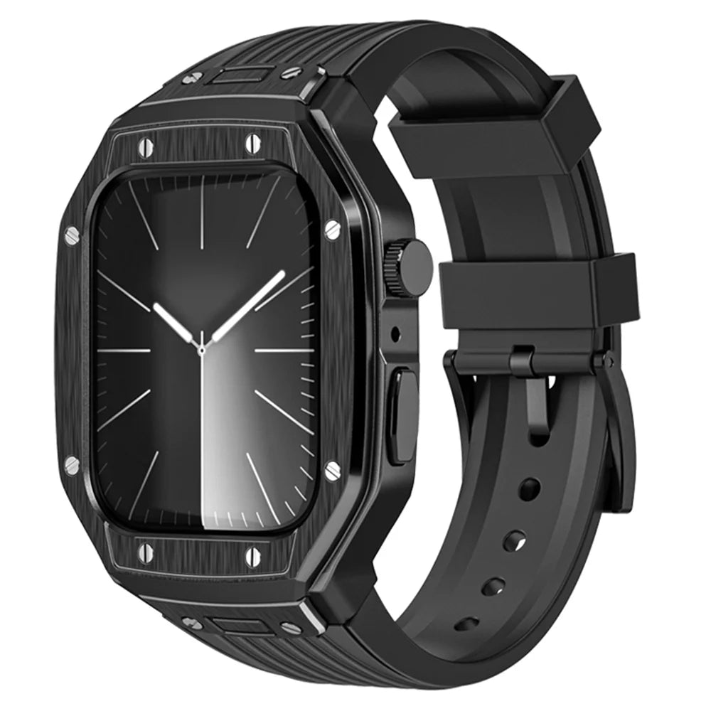 Luxury Modification Kit Metal Case+TPU Strap Replacement Accessories