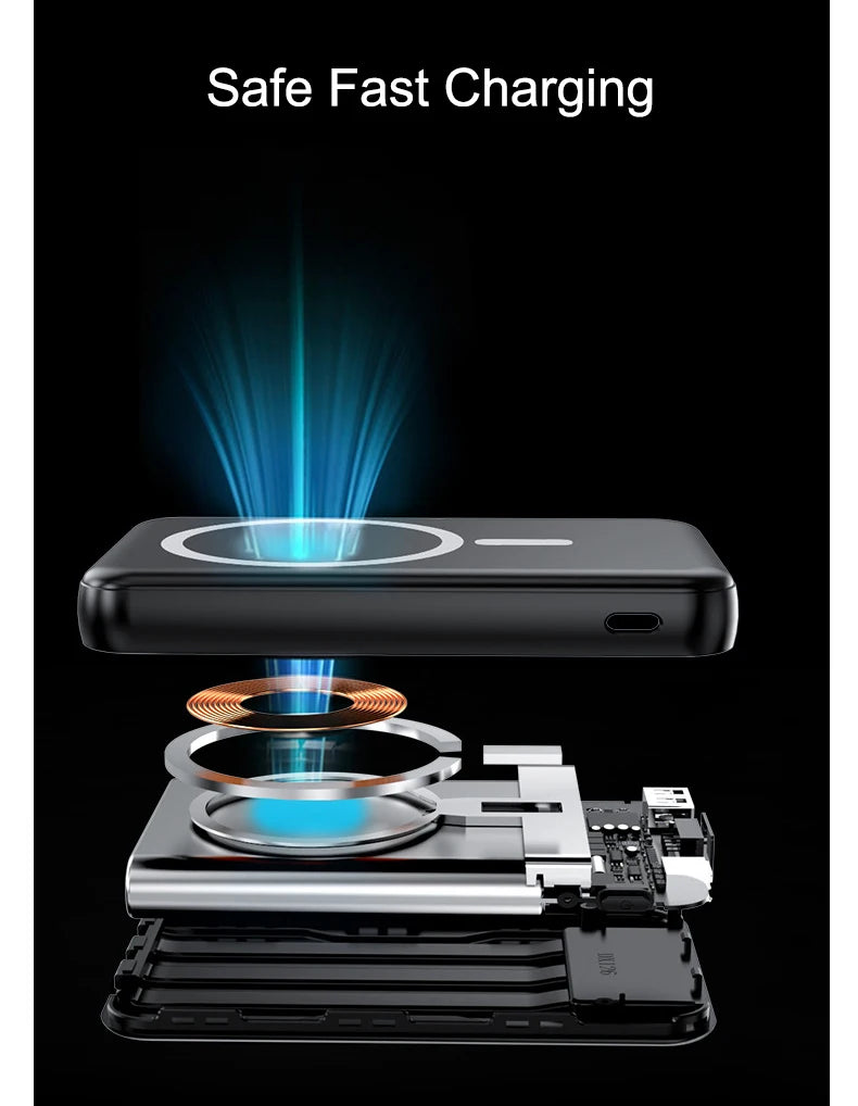 Magnetic Power Bank 20000mAh 10W Wireless Fast Charging