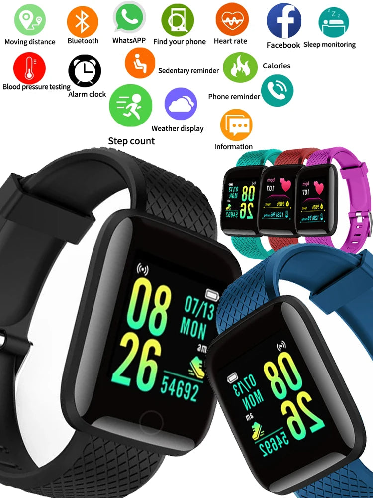 Smart Watch Sport Fitness Bracelet Control Music Message