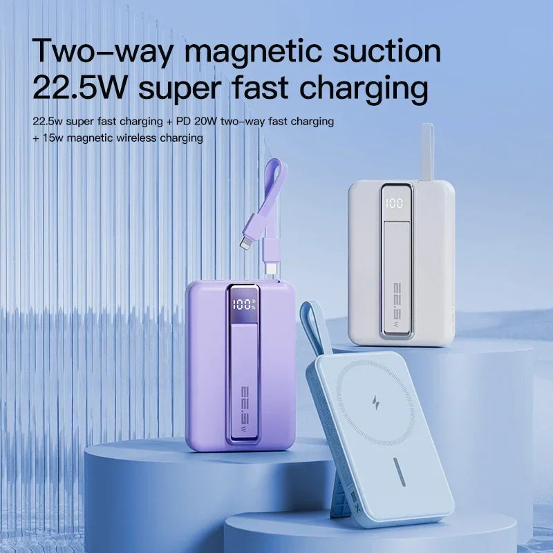Magnetic Wireless Power Bank 10000mAh Portable PD 20W