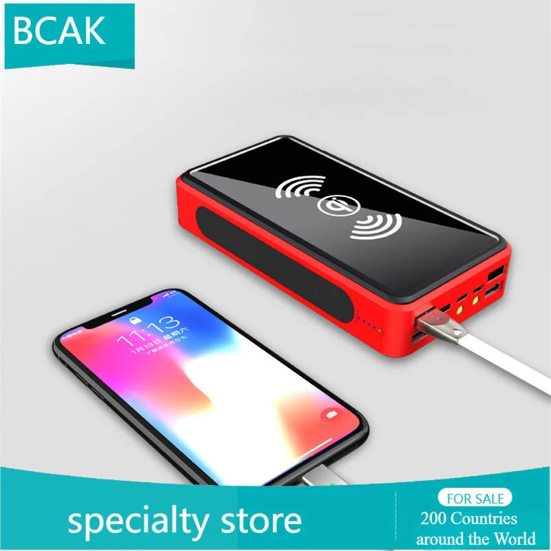 30000 MAh 100000mah 50000mah Creative BCAK Wireless Universal