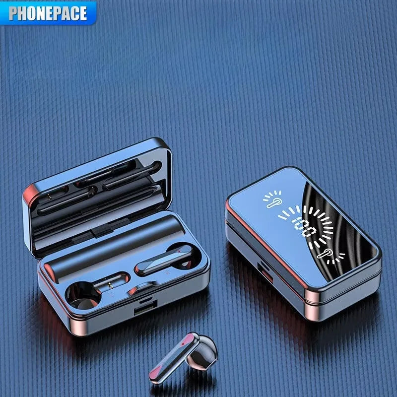 S20 Bluetooth Earphone Headphones Mirror Wireless Stereo Headset