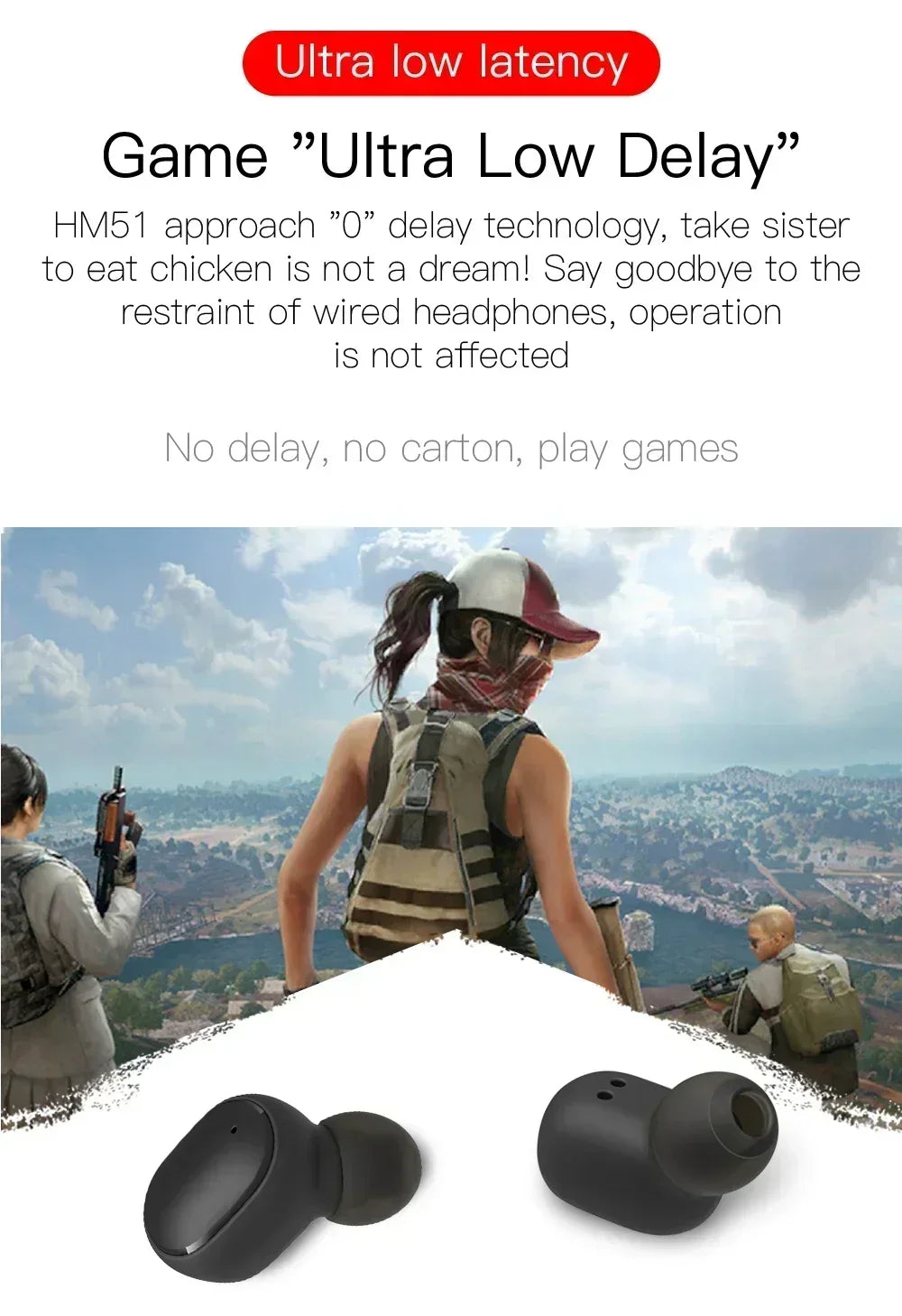 E6S Wireless Bluetooth Earphones TWS Bluetooth Headset Wireless