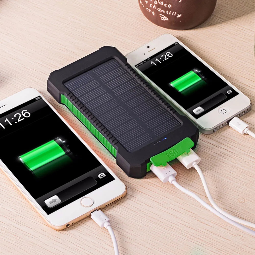 200000mAh Solar Power Bank Large Capacity Portable Charger Fast Charging External Battery for IPhone Samsun Huawei Powerbank