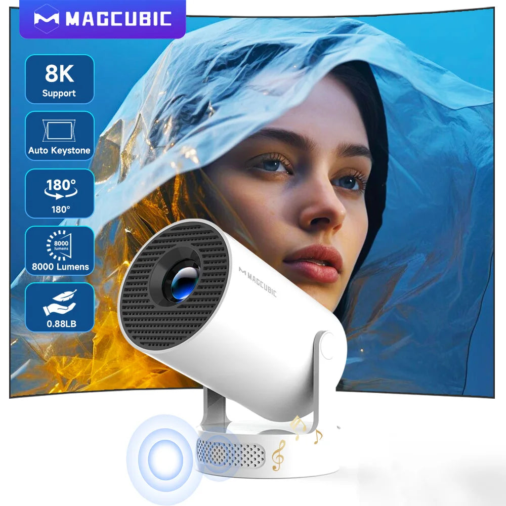 Magcubic 8K HY300 Pro + Projector Built in