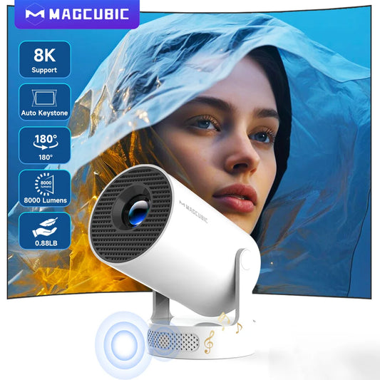 Magcubic 8K HY300 Pro + Projector Built in