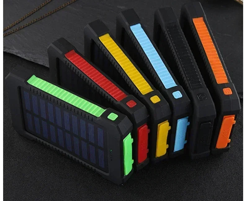 200000mAh Solar Power Bank Large Capacity Portable Charger Fast Charging External Battery for IPhone Samsun Huawei Powerbank