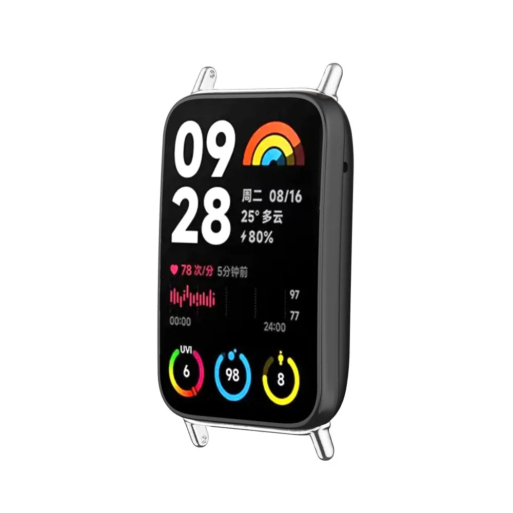 1Pair Metal Strap Adapter Wristband Watchband Watchband Connector Accessories Smart Watch for Redmi Watch4/Xiaomi Mi Band 8 Pro