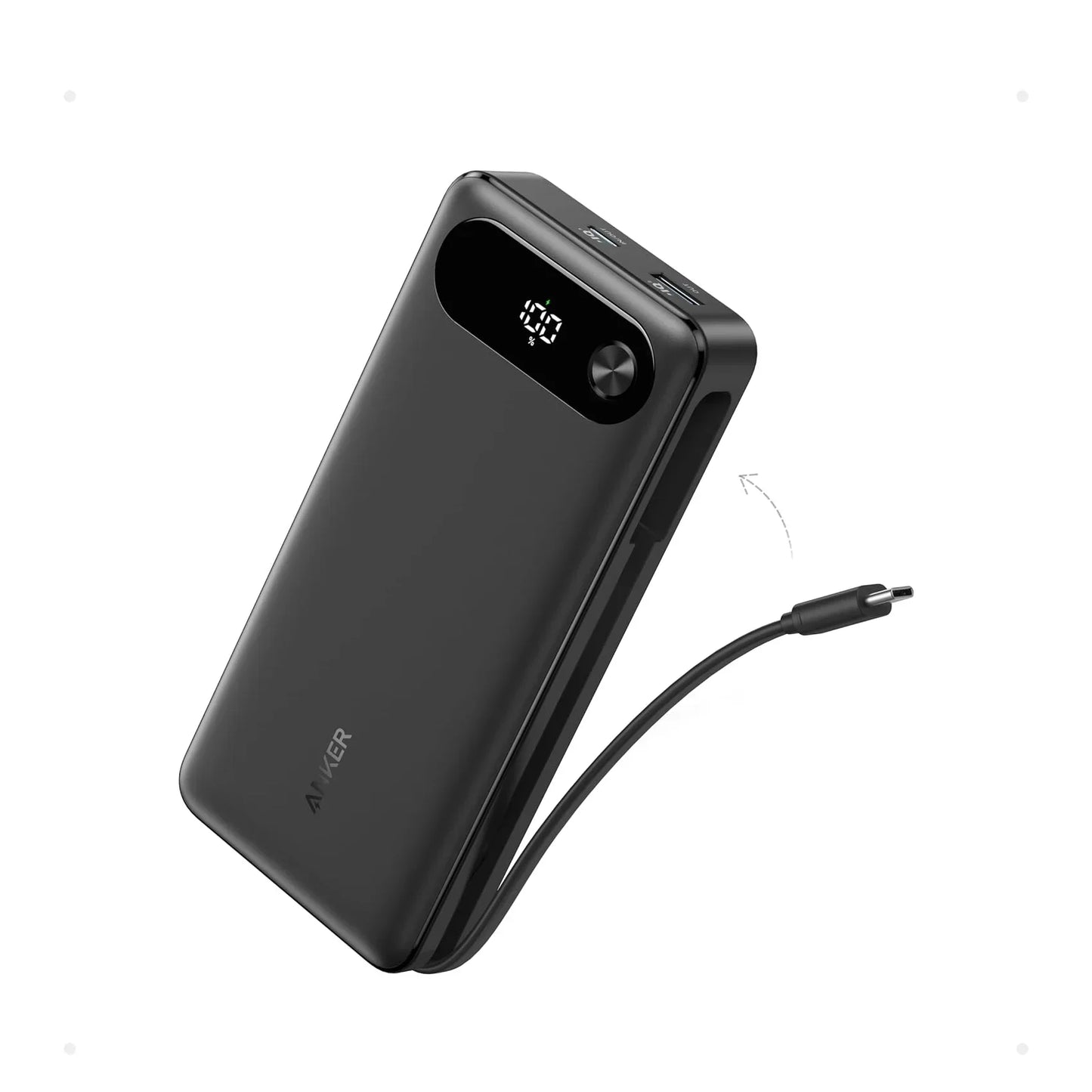 Power Bank 20,000mAh Portable Charger with Built-in USB-C