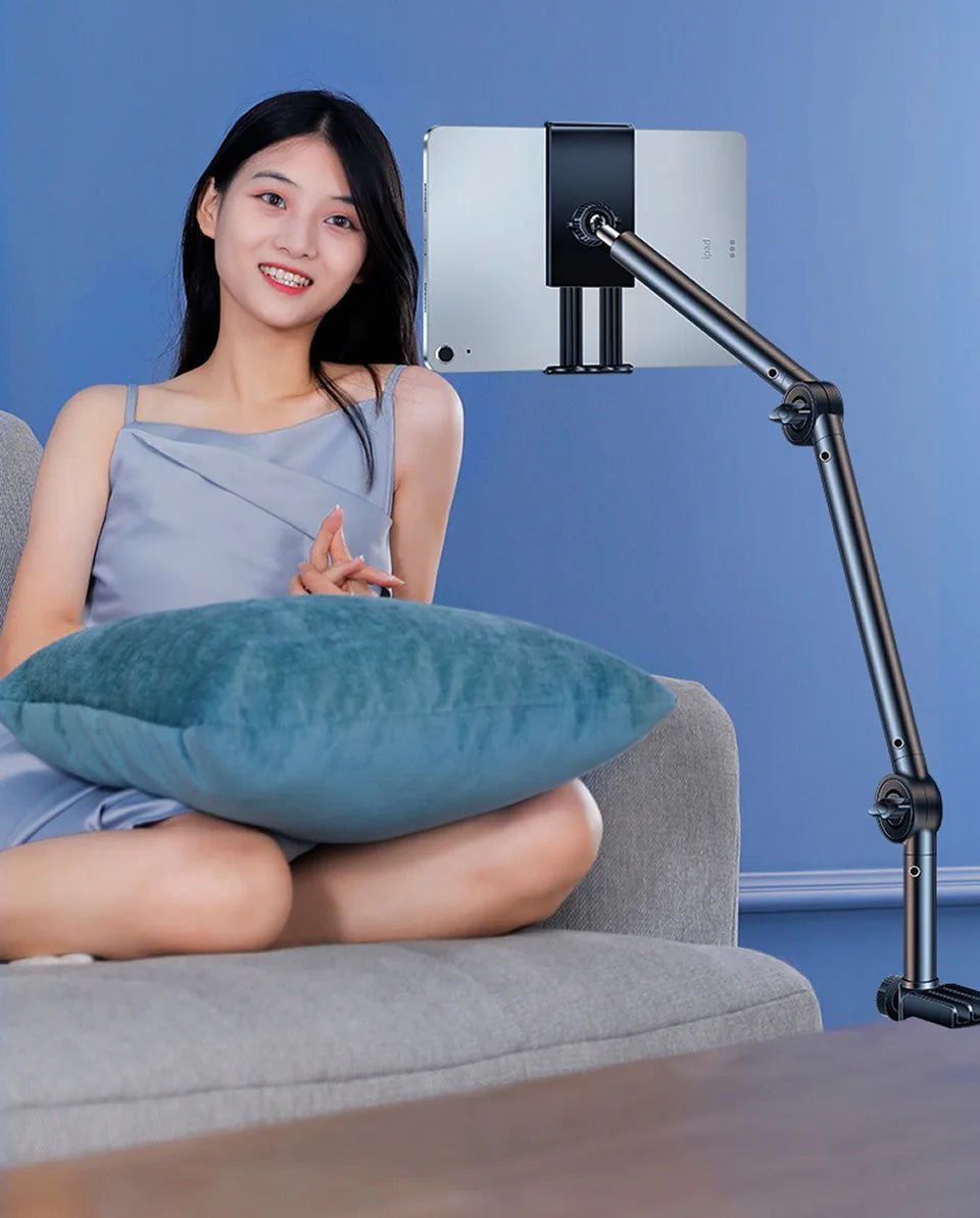 Tablet Holder for Bed Long Arm Stand for