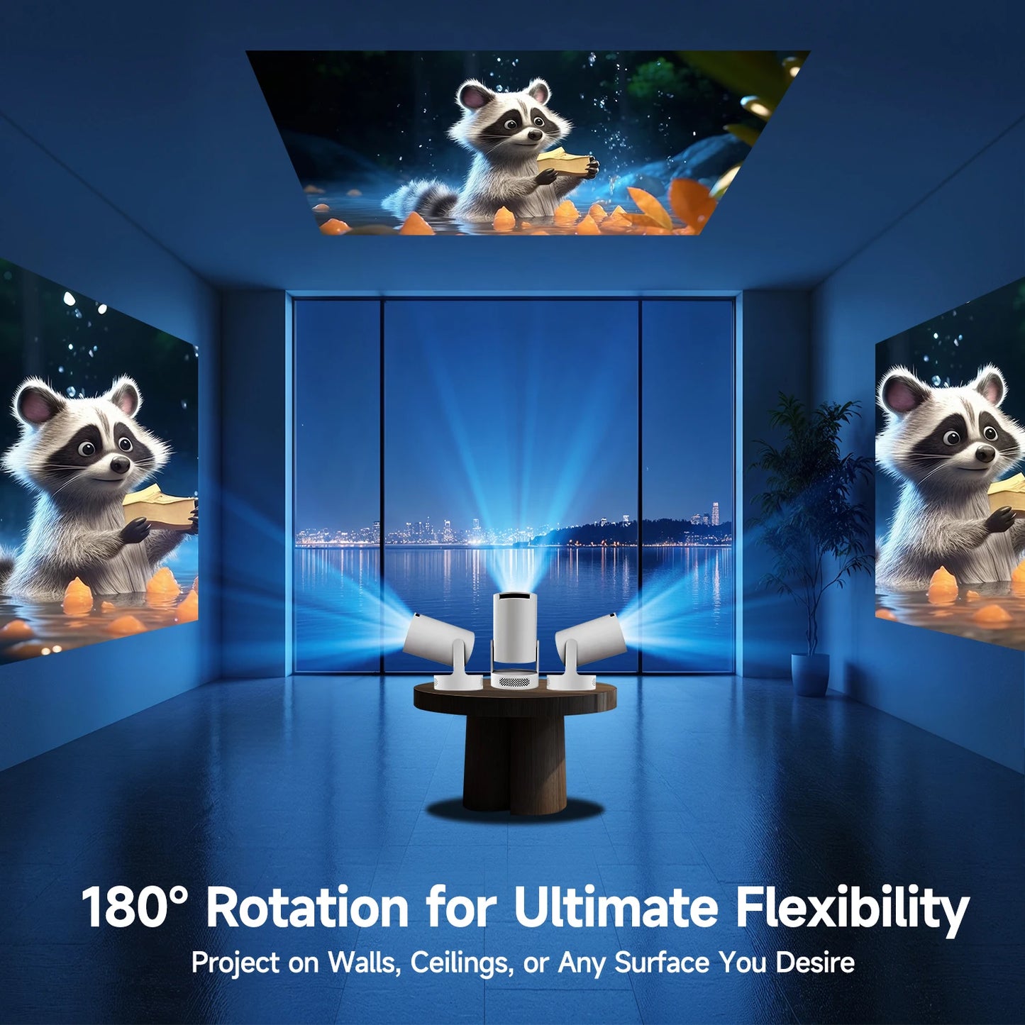 Magcubic 8K HY300 Pro + Projector Built in