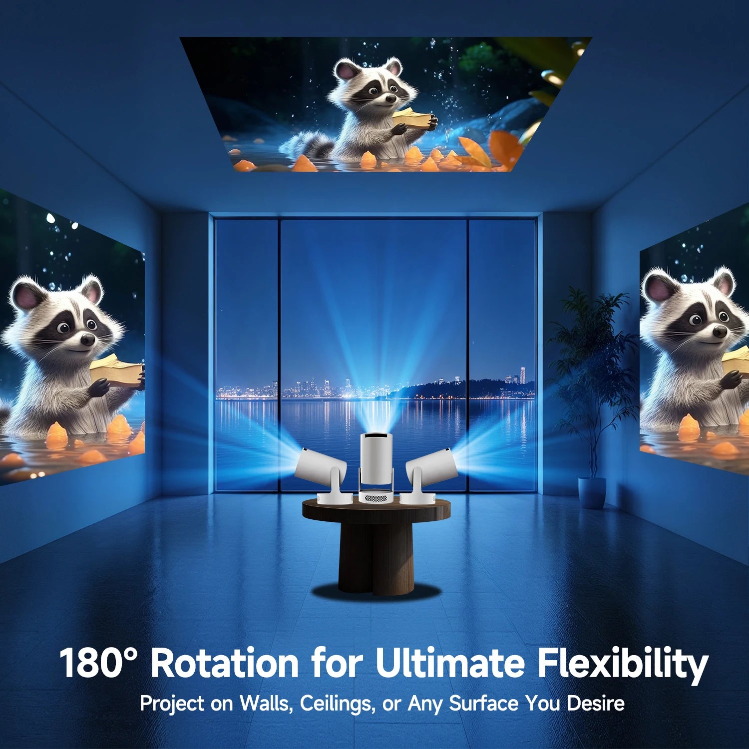 Magcubic 8K HY300 Pro + Projector Built in