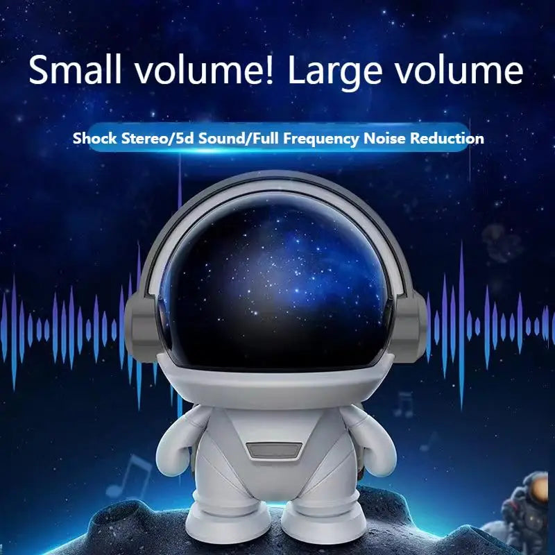 LED Mini Smart Astronaut Bluetooth Speaker Hifi Sound
