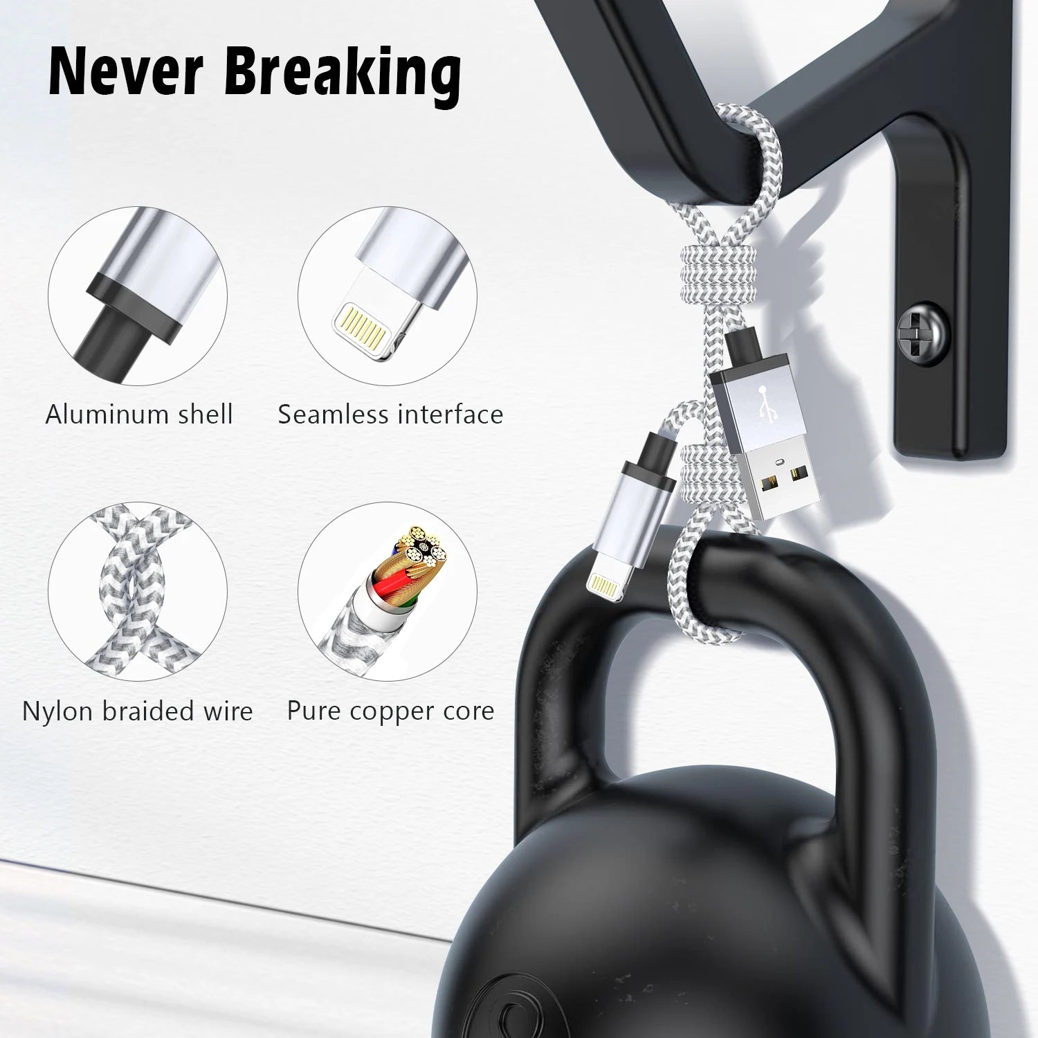 Fast Charging USB Charger Cable For iPhone 14