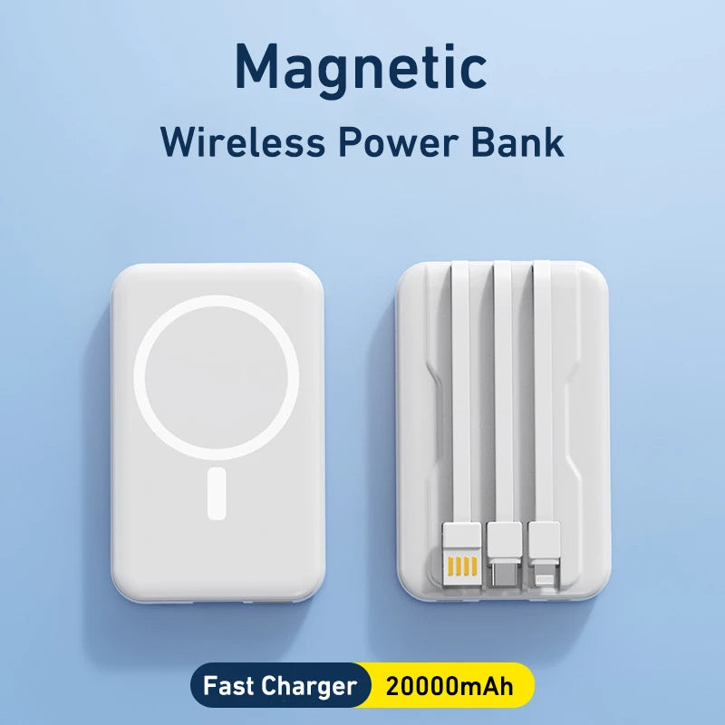 Magnetic Power Bank 20000mAh 10W Wireless Fast Charging