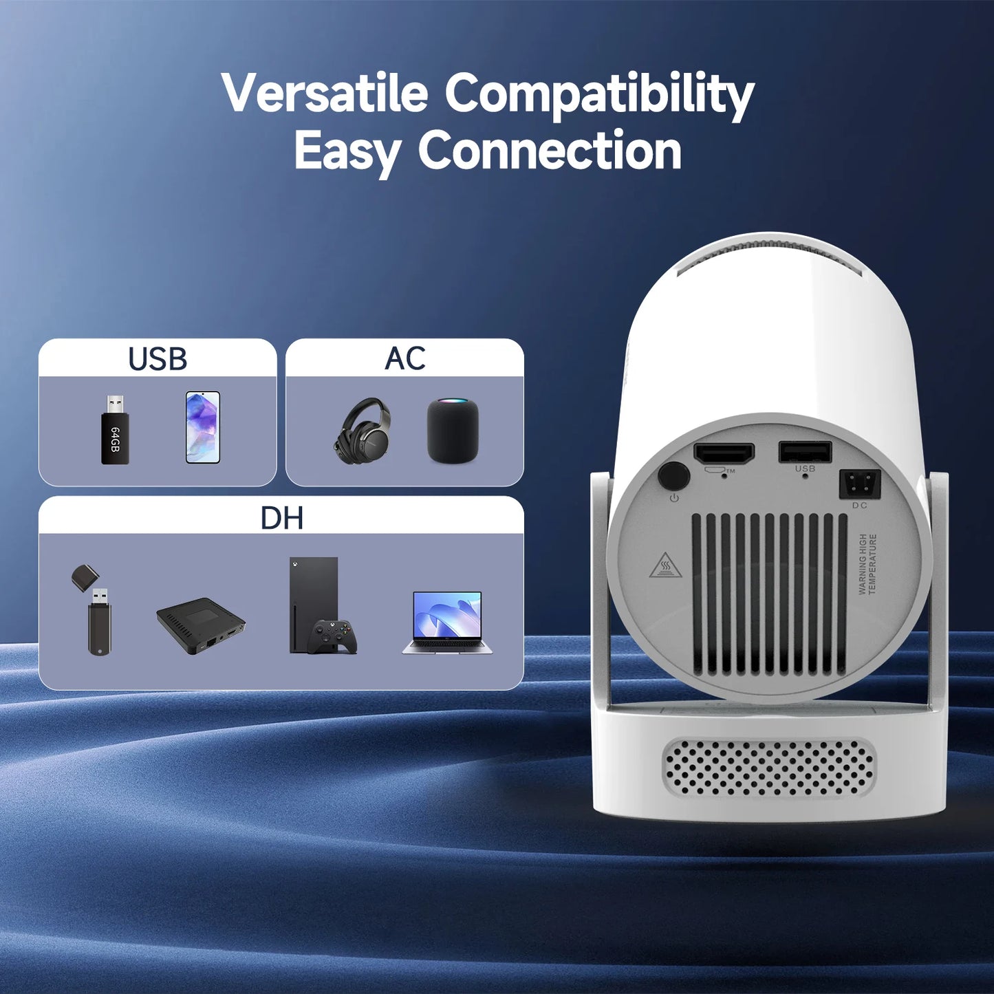 Magcubic 8K HY300 Pro + Projector Built in