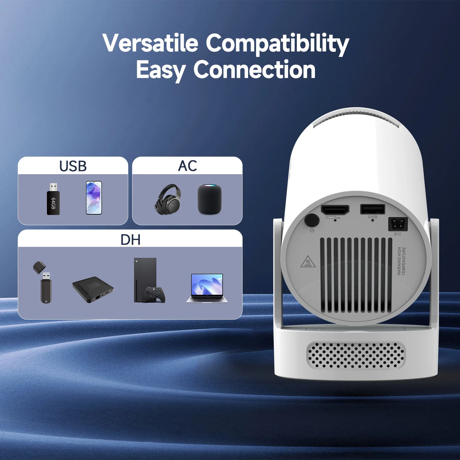 Magcubic 8K HY300 Pro + Projector Built in