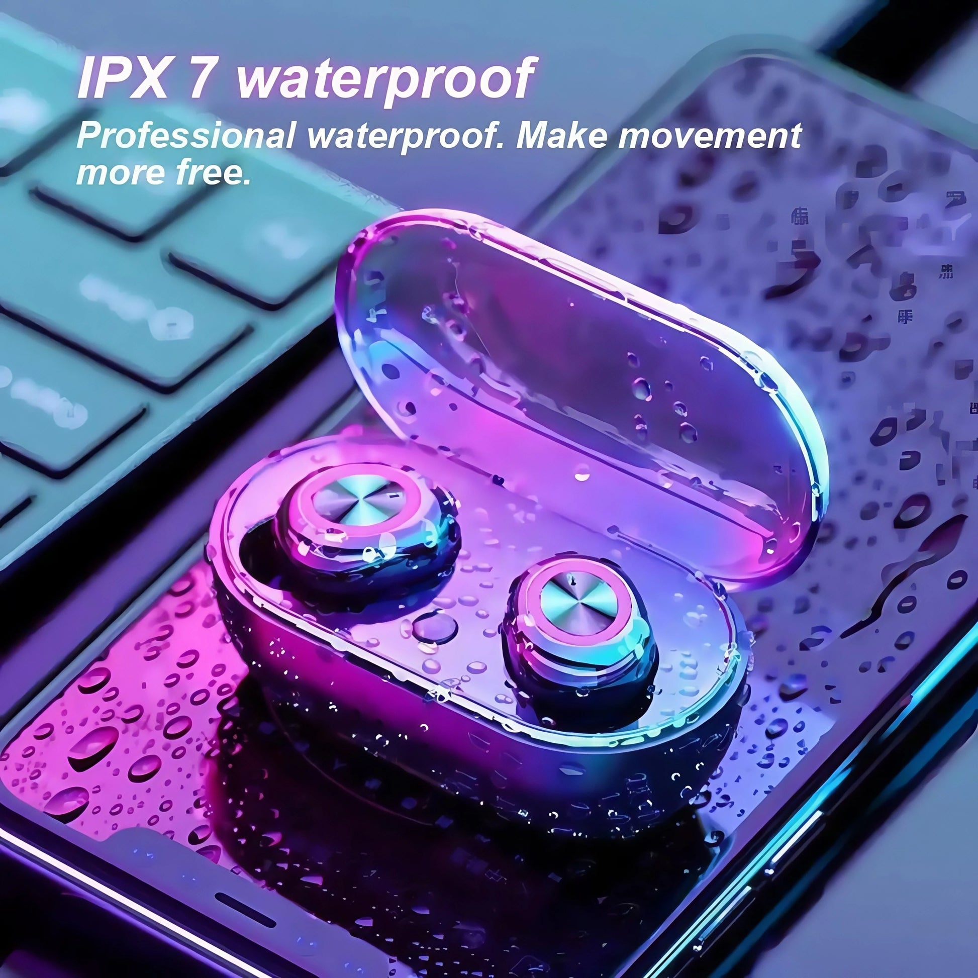 TWS Bluetooth 5.0 Earphones - 9D Stereo Touch