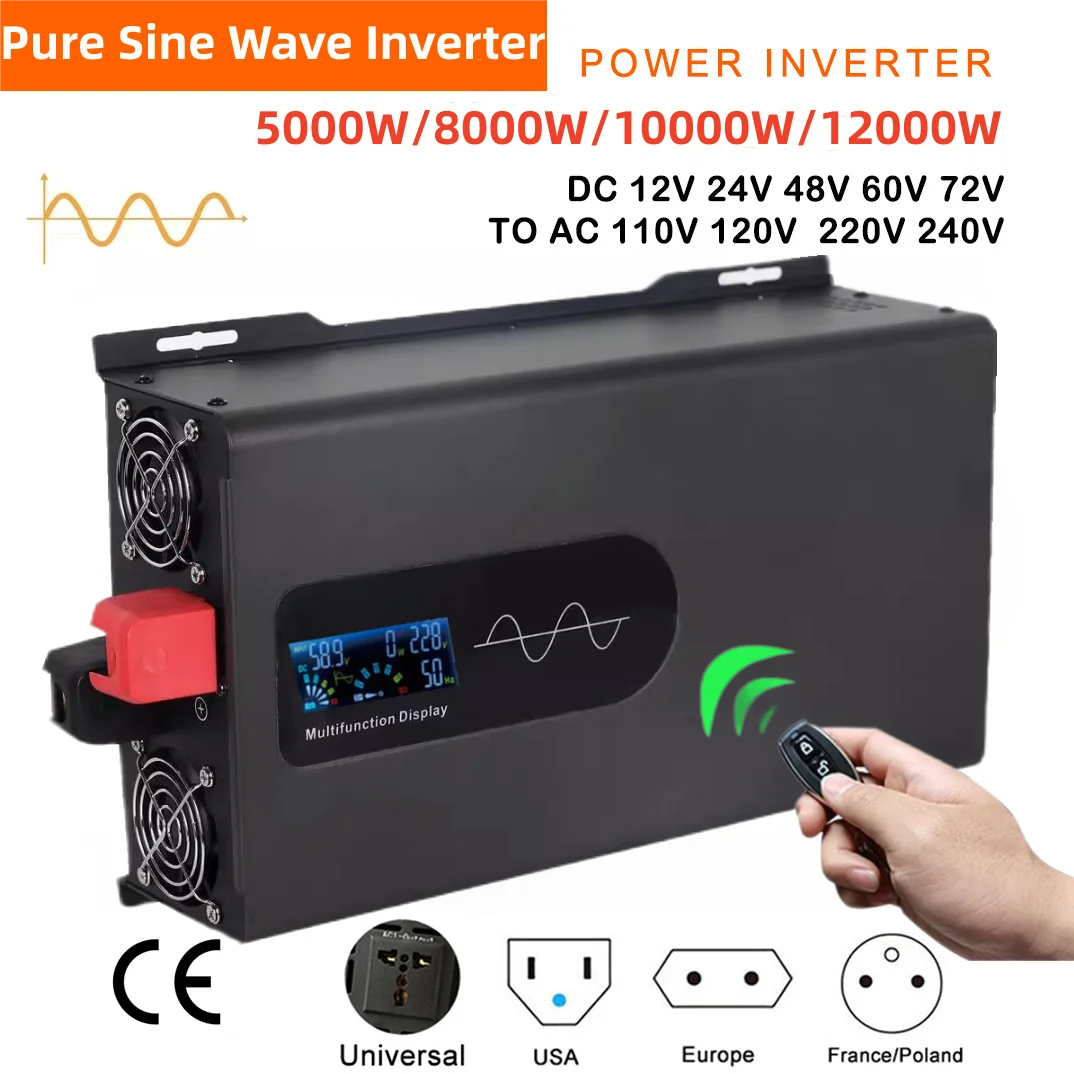 Pure Sine Wave Inverter 12V 24V 48V 60V