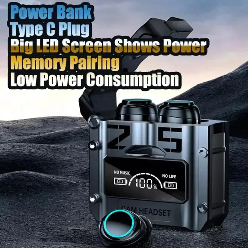 New TWS M25 Bluetooth 5.3 TWS Wireless Headphones