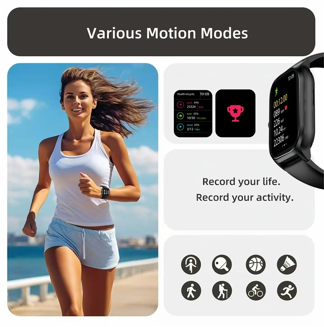 Smart Watches For Man Woman Bluetooth Call Music