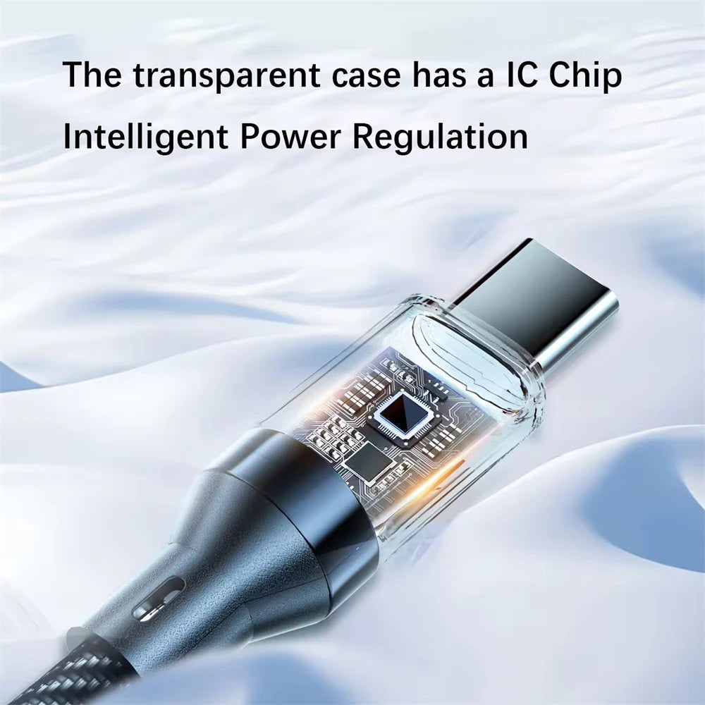 NNBILI 120W Super Fast Charging Cable Real-time Digital