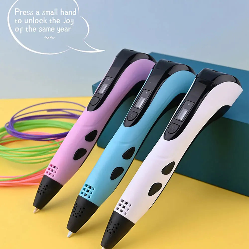 2025 Children 3D Printing Pen with LED Screen