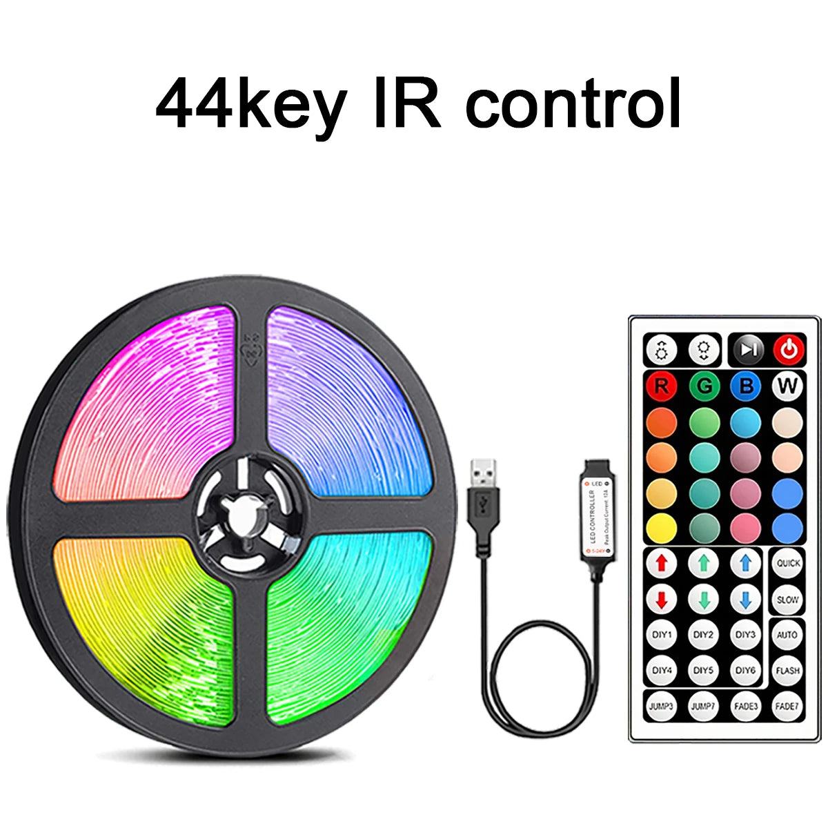 Led Strip Lights with 44 Key Remote Control
