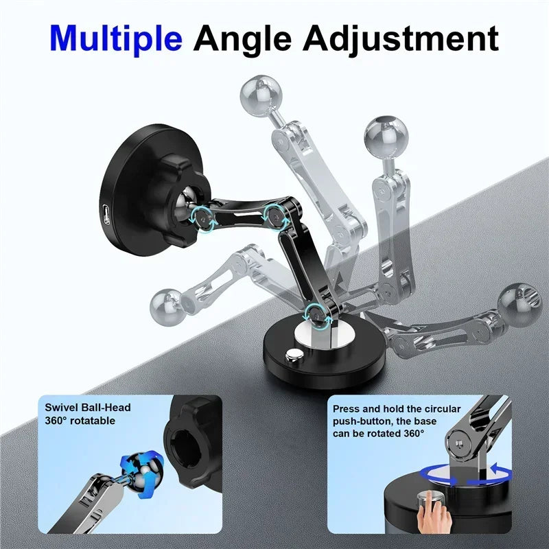 Magnetic Wireless Charger Car Phone Holder 15W Fast