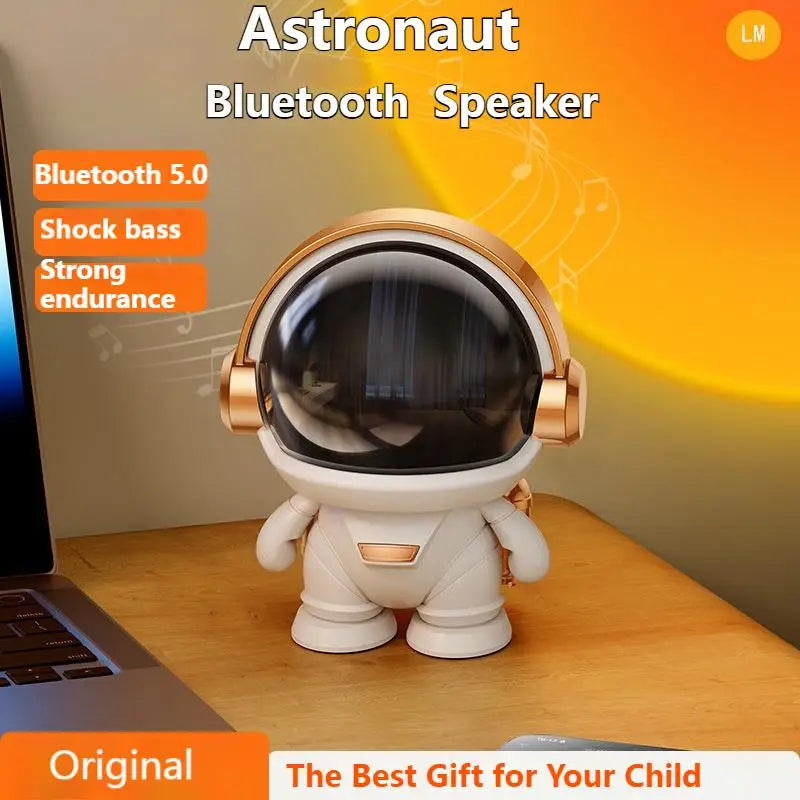 LED Mini Smart Astronaut Bluetooth Speaker Hifi Sound