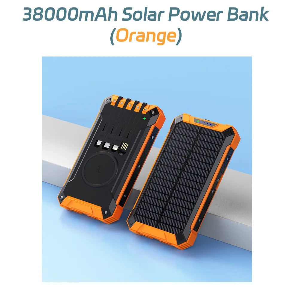 Long-lasting Solar Power Bank, Portable Solar External Battery