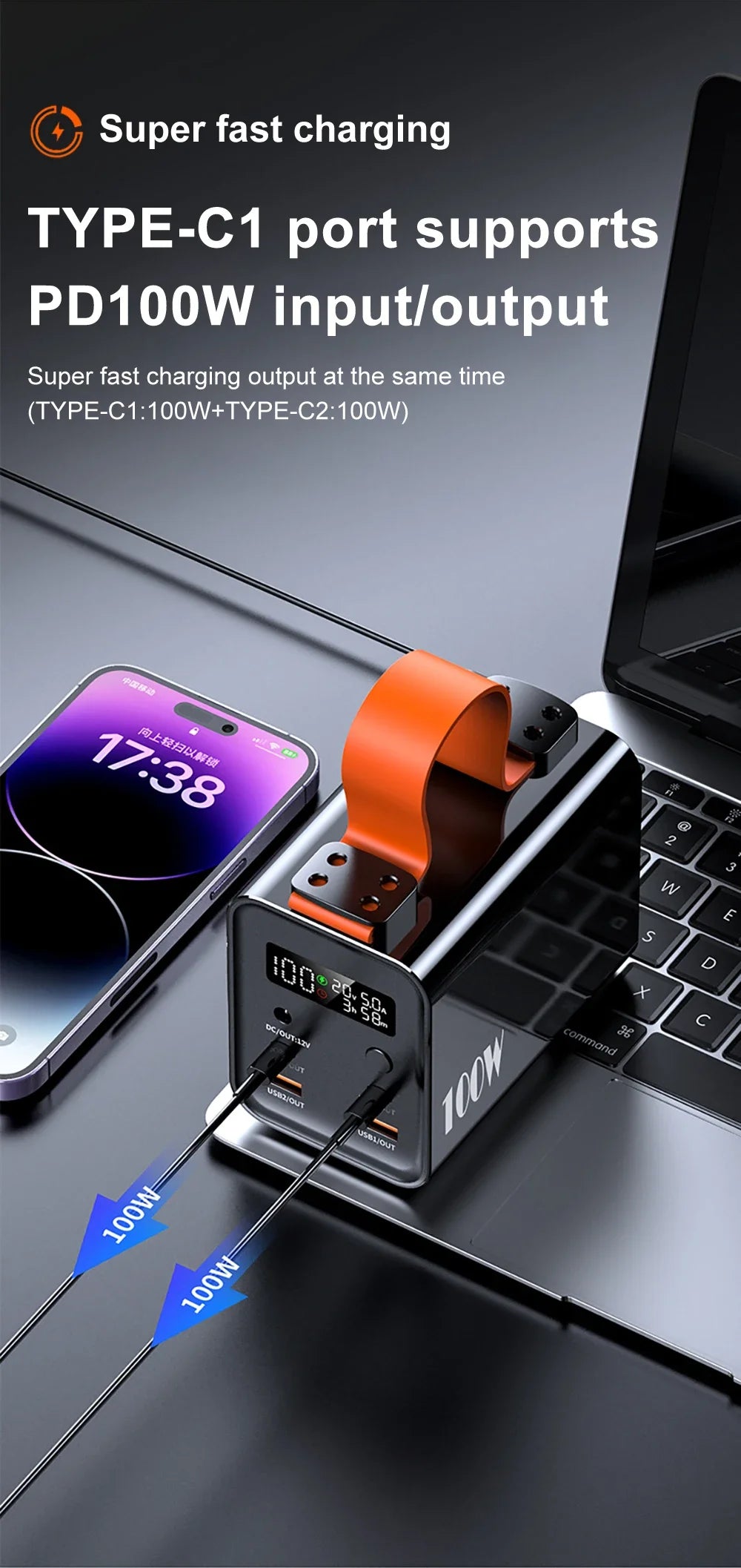 Power Bank Station 60000mAh 30000mAh Outdoor Energy PD