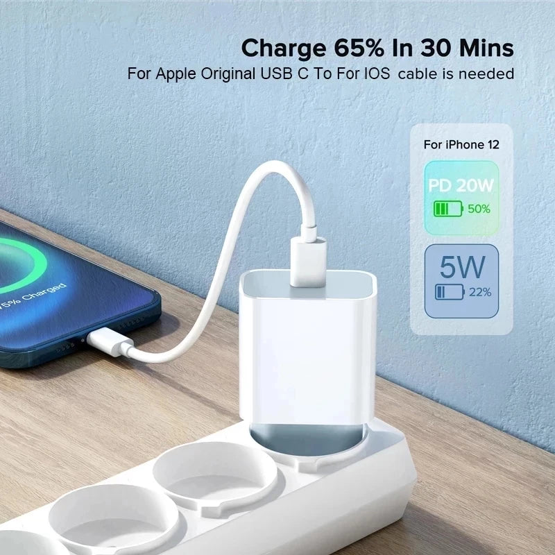 PD Charger 20W Fast Charging USB C Charger
