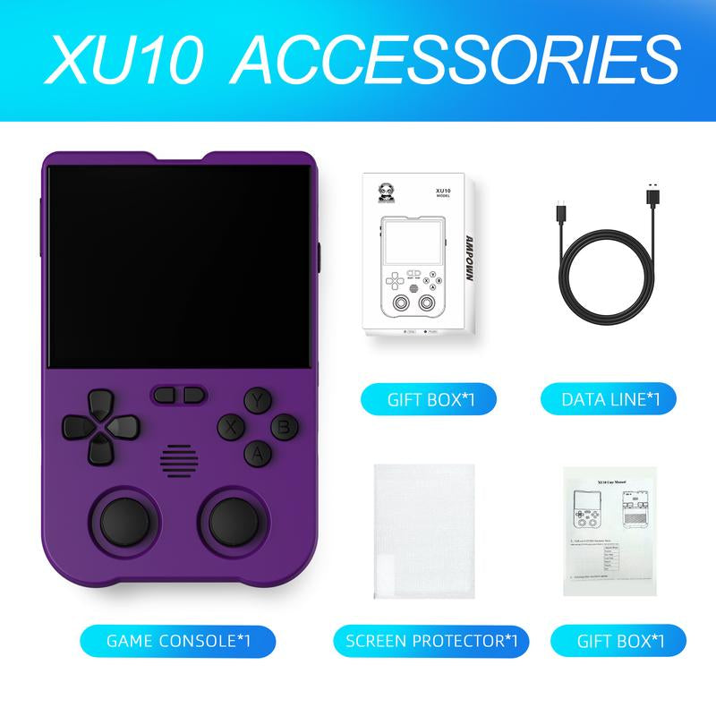 AMPOWN XU10 3.5 Inch Handheld Game Console for